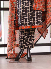 Bin Saeed Digital Printed Lawn Suits Stitched 3 Piece - BS25DPL RF04